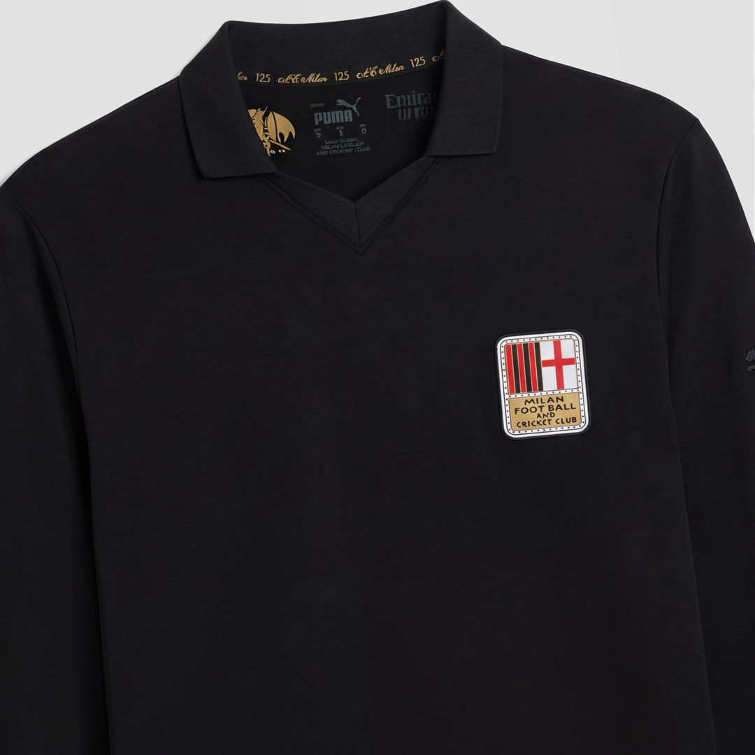 AC Milan Maglia Gara Authentic Portiere 125° Anniversario (Black)