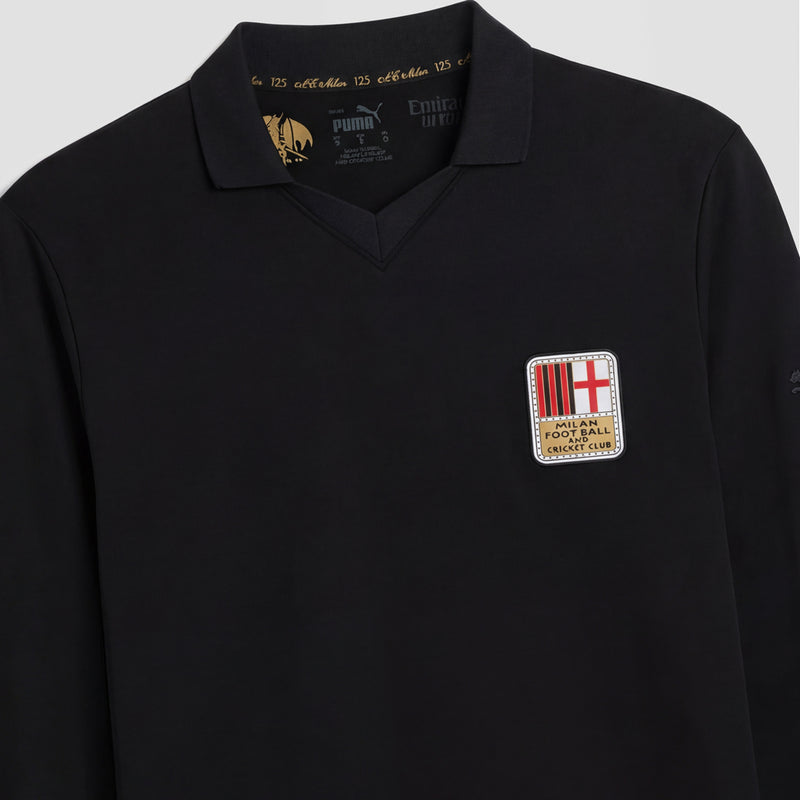AC Milan Maglia Gara Authentic Portiere 125° Anniversario (Black)