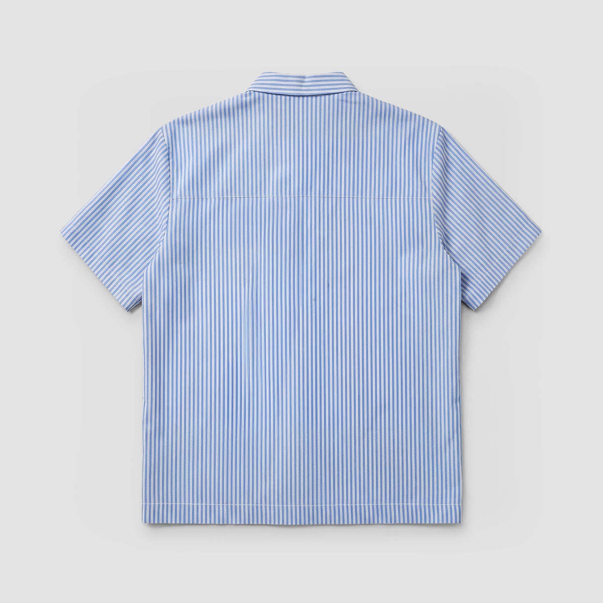 Curva Poplin Manica Corta Azzurro Chiaro