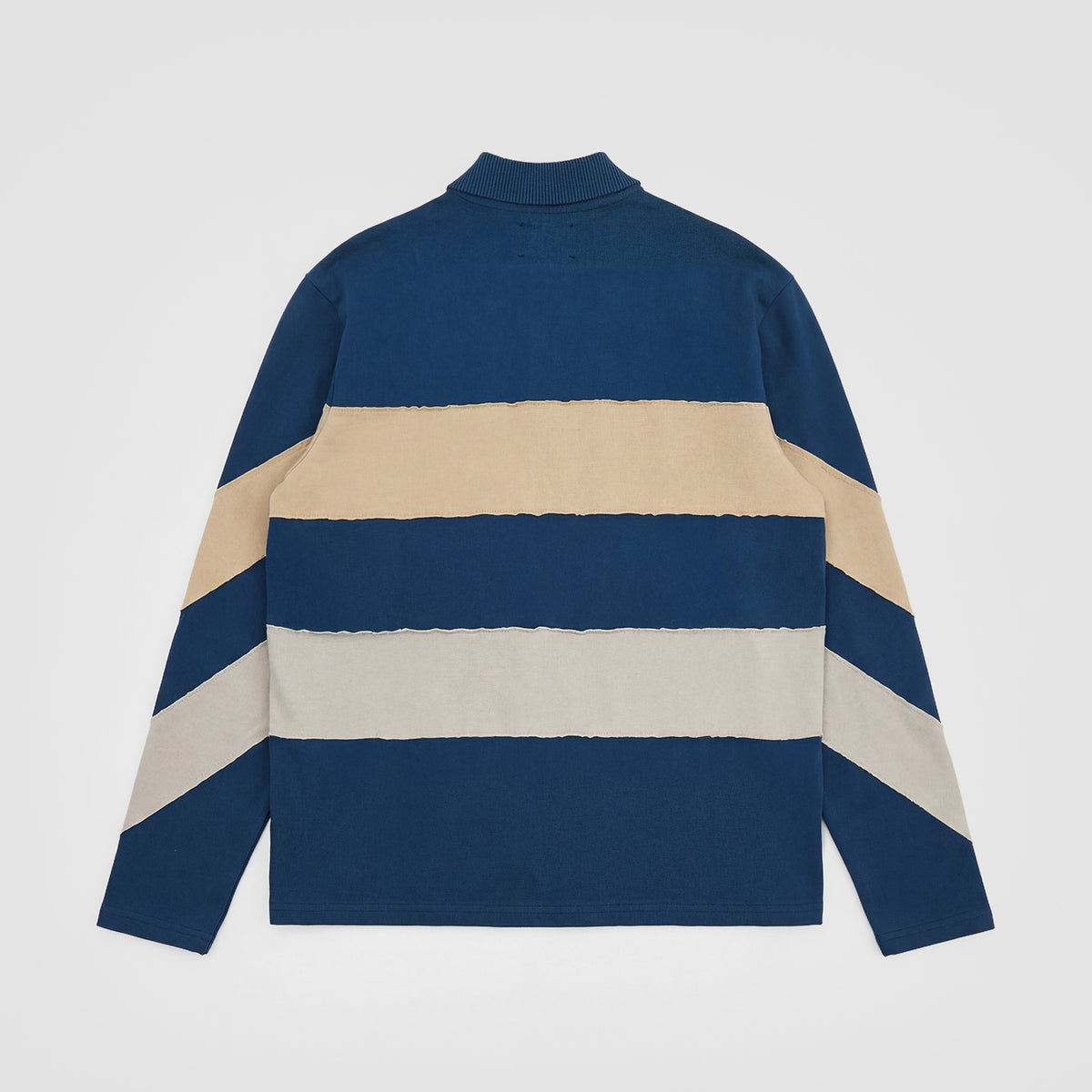 Curva Polo Manica Lunga Navy Rugby