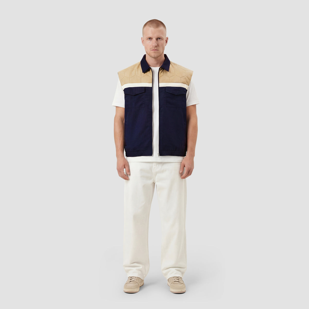 Curva Gilet Nylon Navy