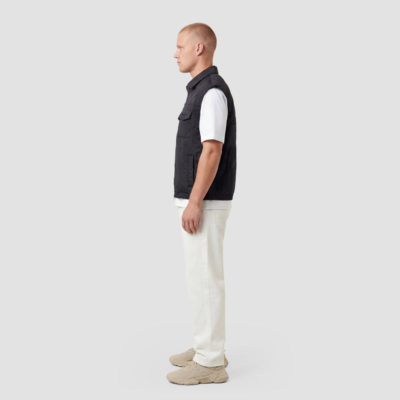Curva Gilet Nylon Nero