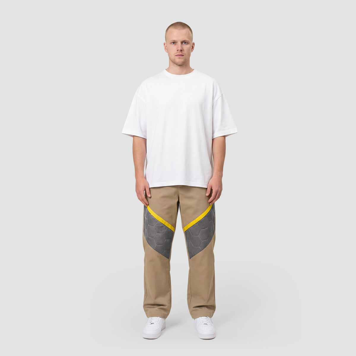 Curva Nylon Pantaloni Track Beige