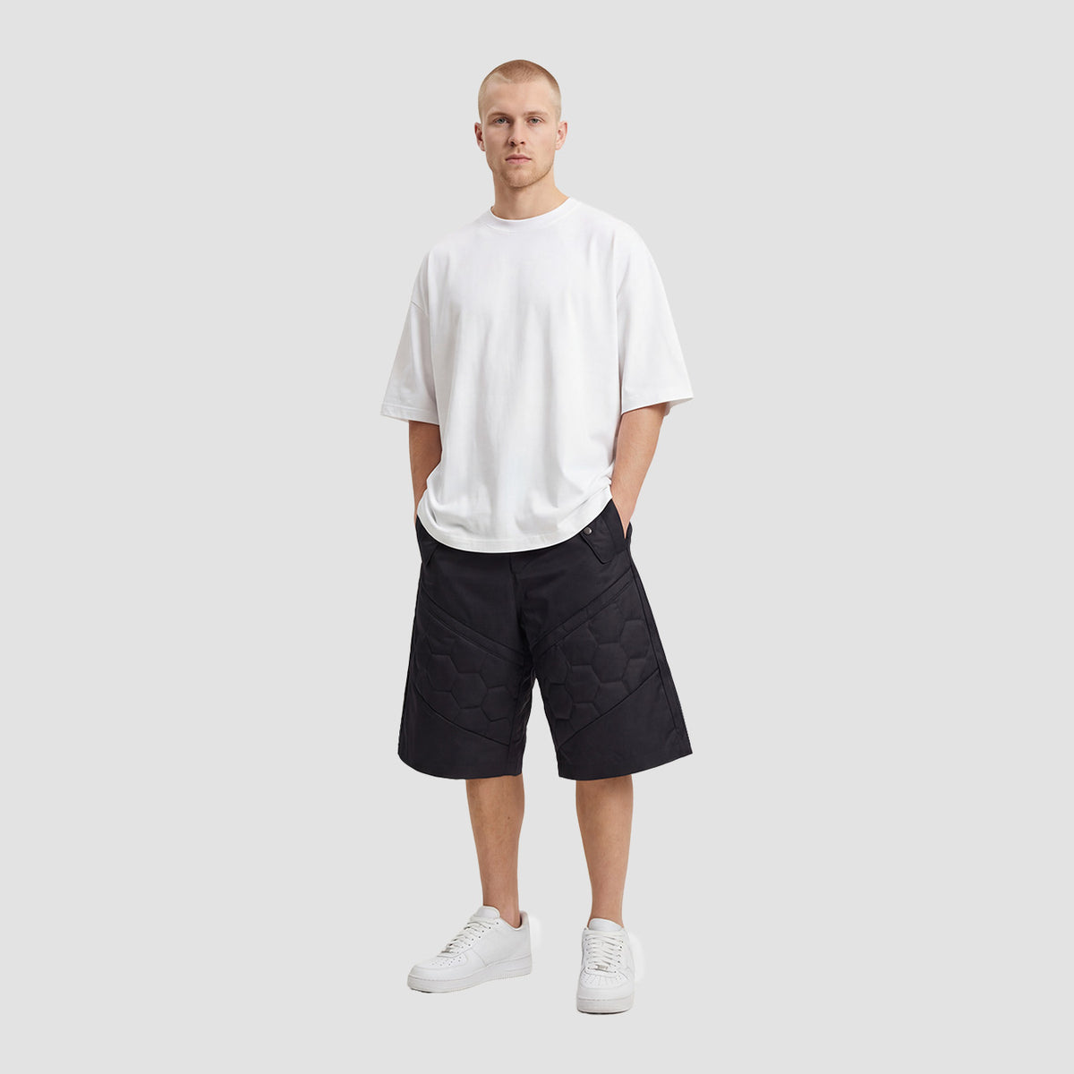 Curva Nylon Bermuda Neri