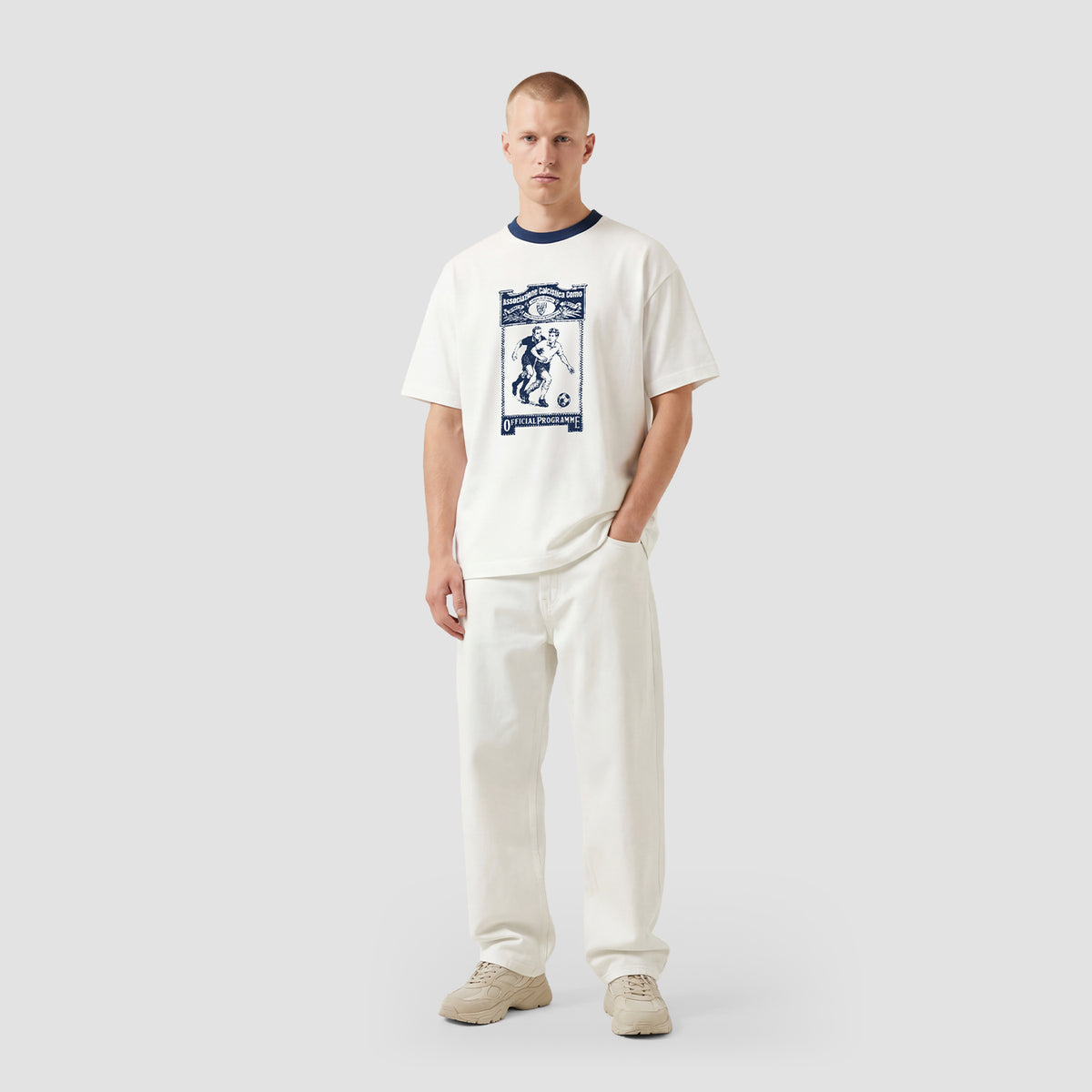 Curva Kick T-Shirt Bianca