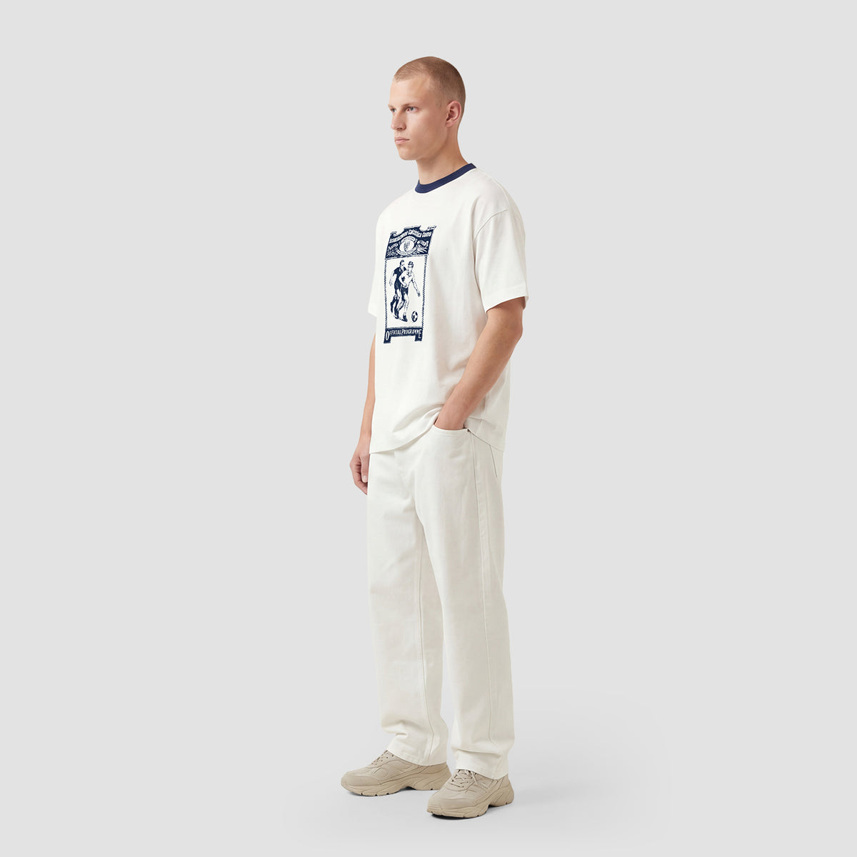 Curva Kick T-Shirt Bianca