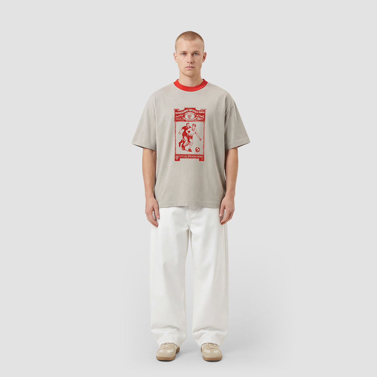 Curva Kick T-Shirt Grigia