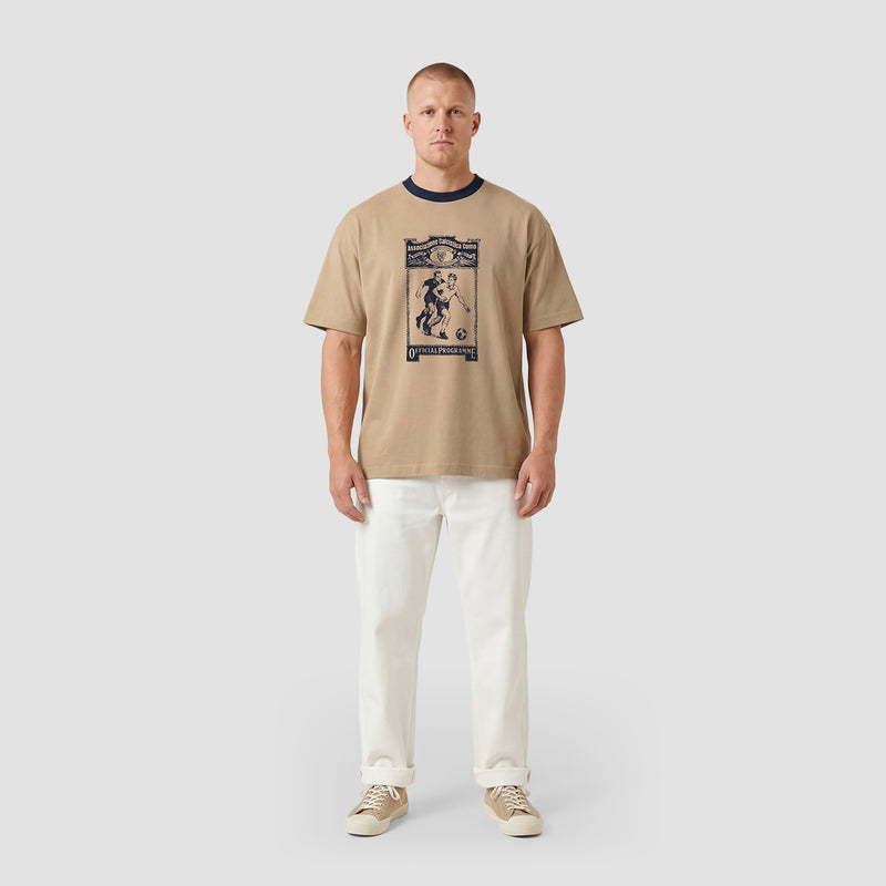 Curva Kick T-Shirt Beige