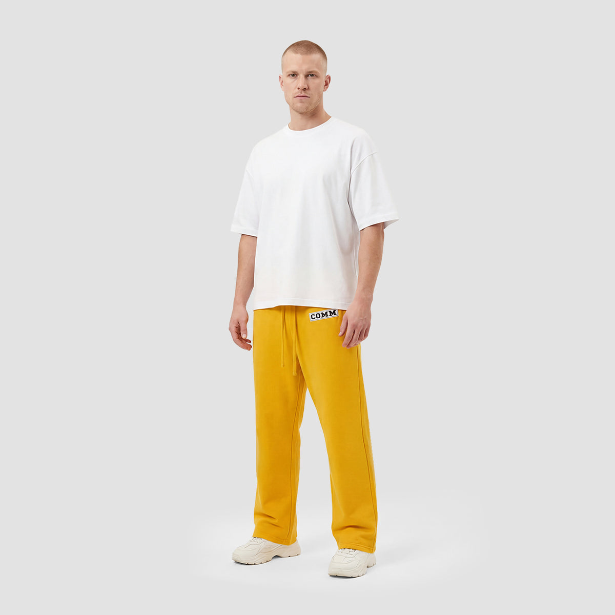 Curva Comm Pantaloni Felpa Giallo