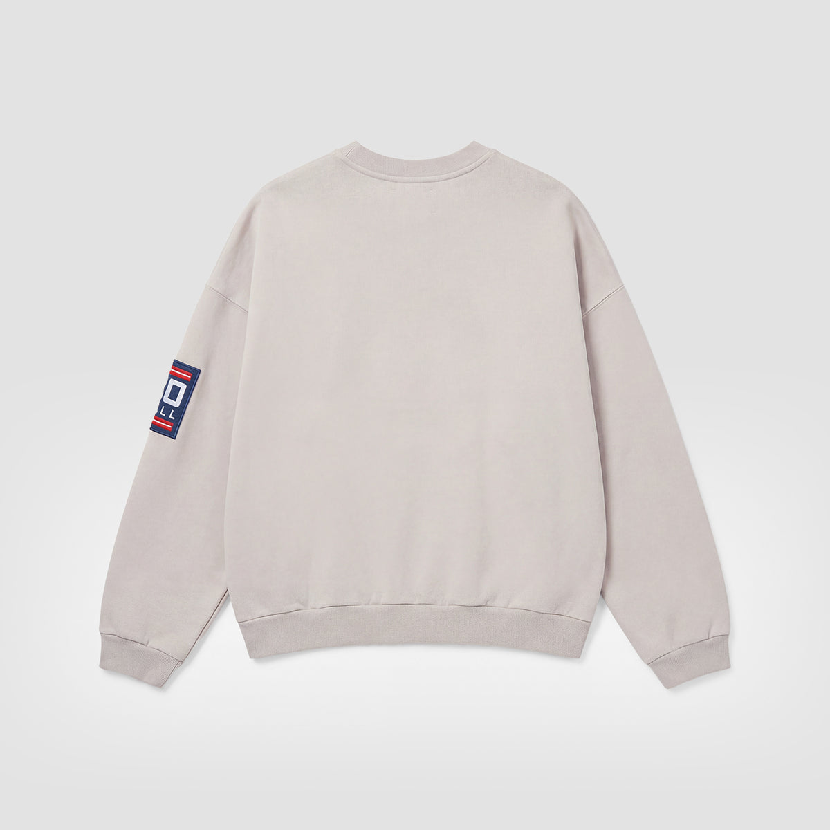 Curva Scudetti Felpa Girocollo Grigio