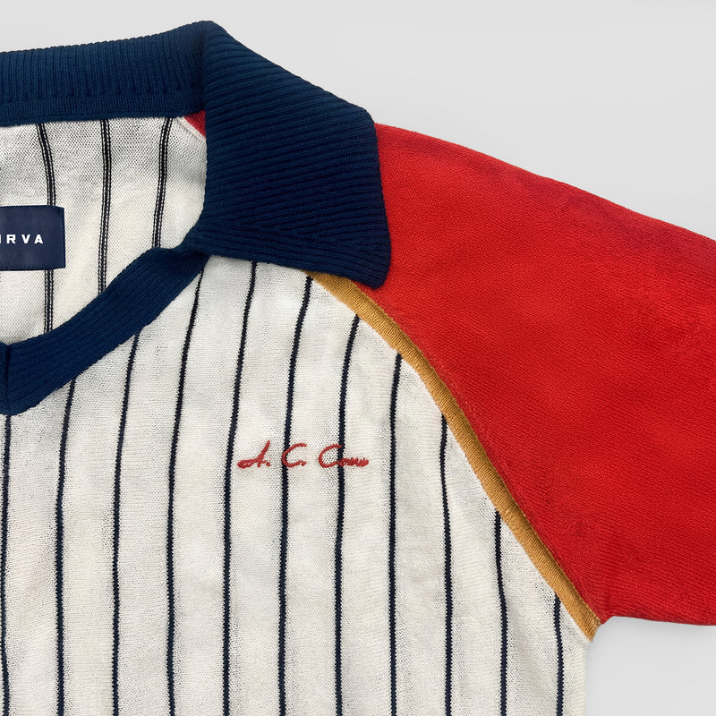 Curva Polo Bianca Knit