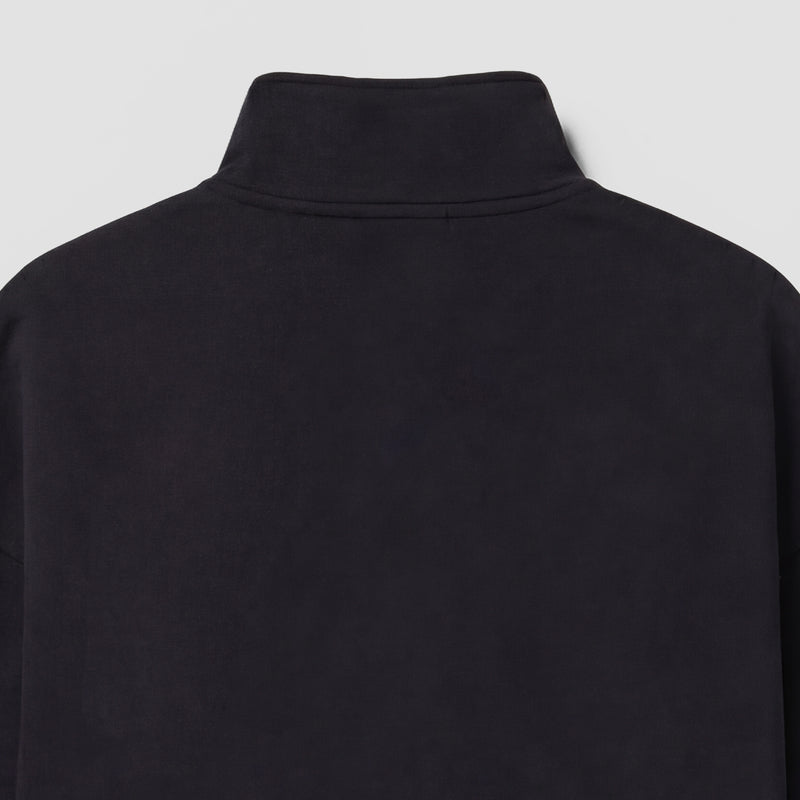 RHUDE Classique Quarter Zip Black
