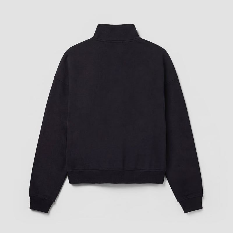 RHUDE Classique Quarter Zip Black