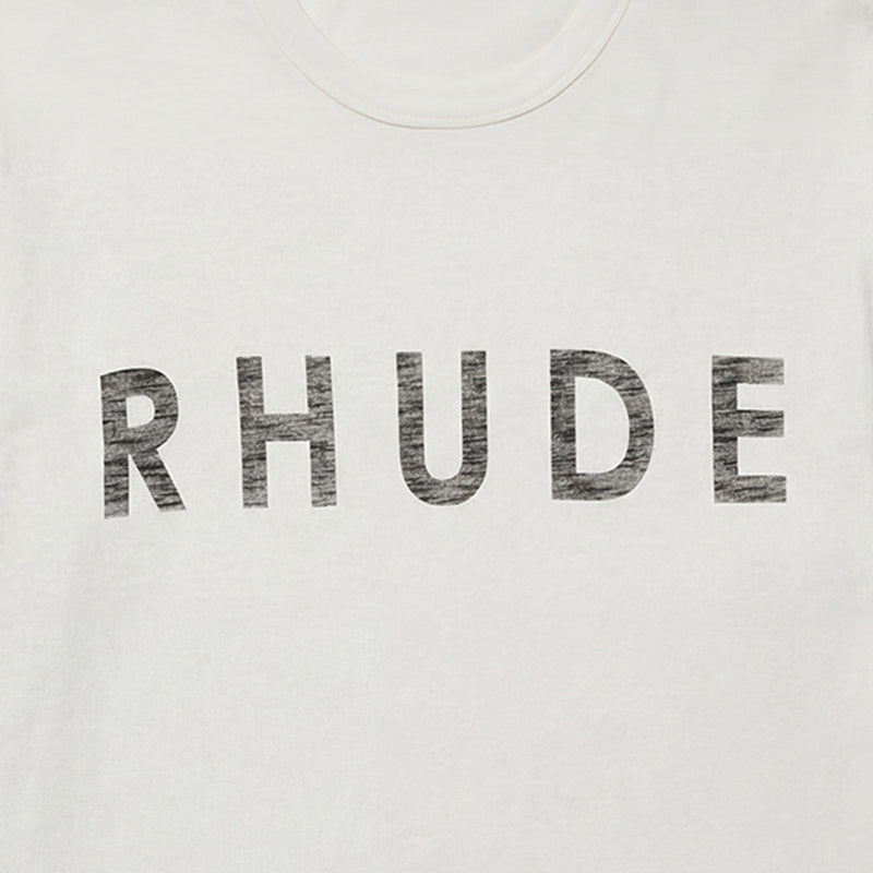 RHUDE Logo Slub T-shirt