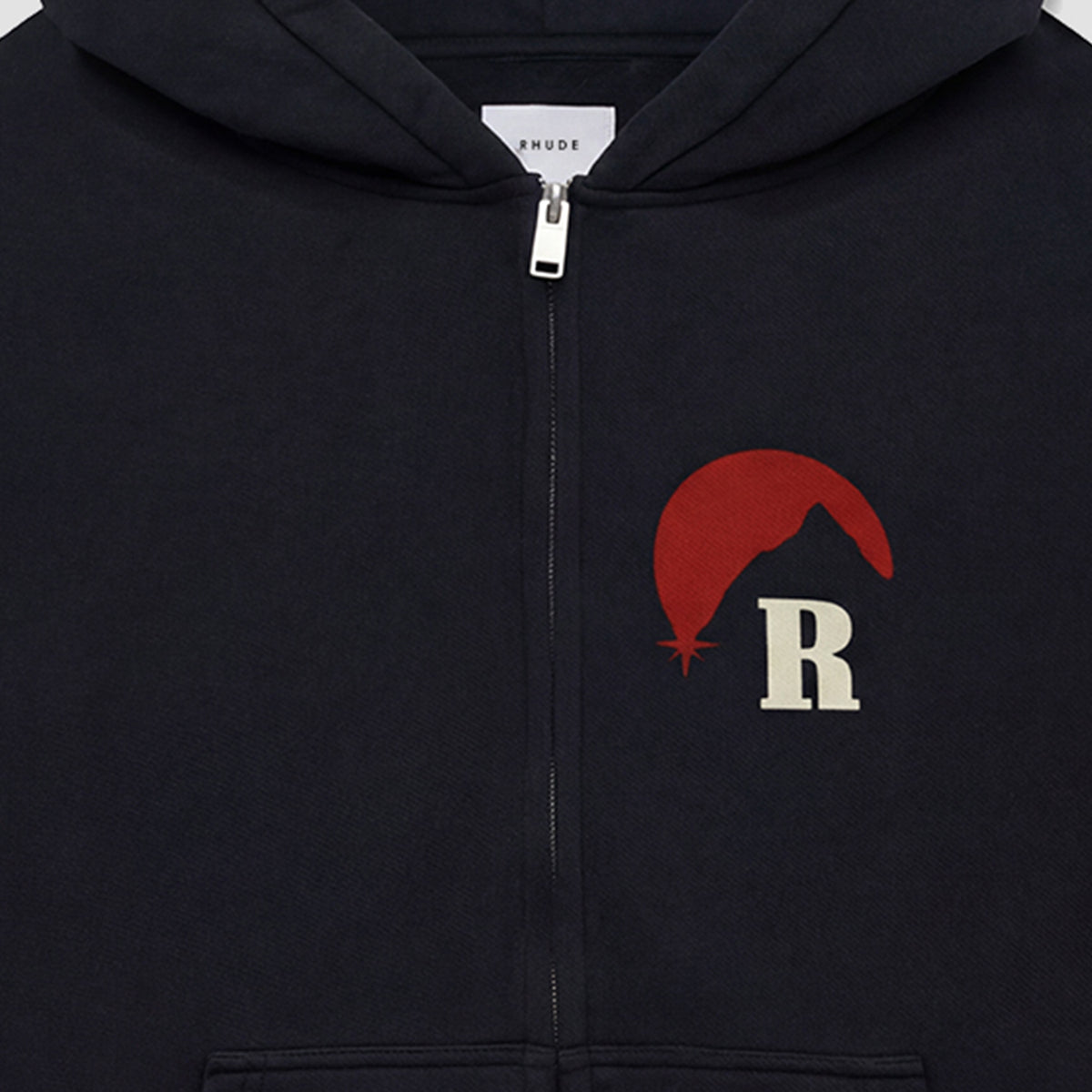 RHUDE Moonlight Zip Up Hoodie