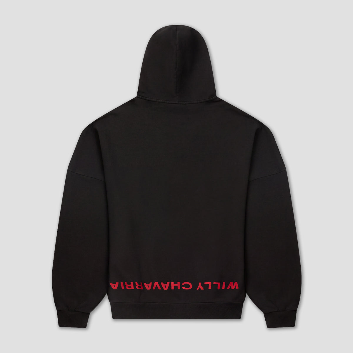 Willy Chavarria Welcome To America Hooligan Hoodie - Black Beauty
