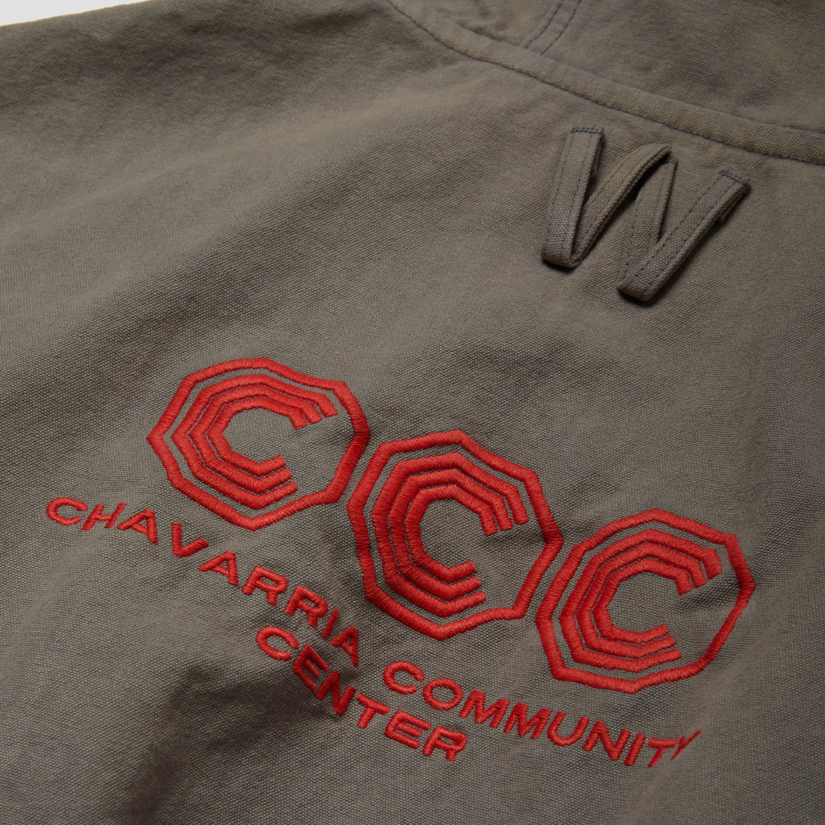 Willy Chavarria Juggernaut Workwear Hoodie Concrete
