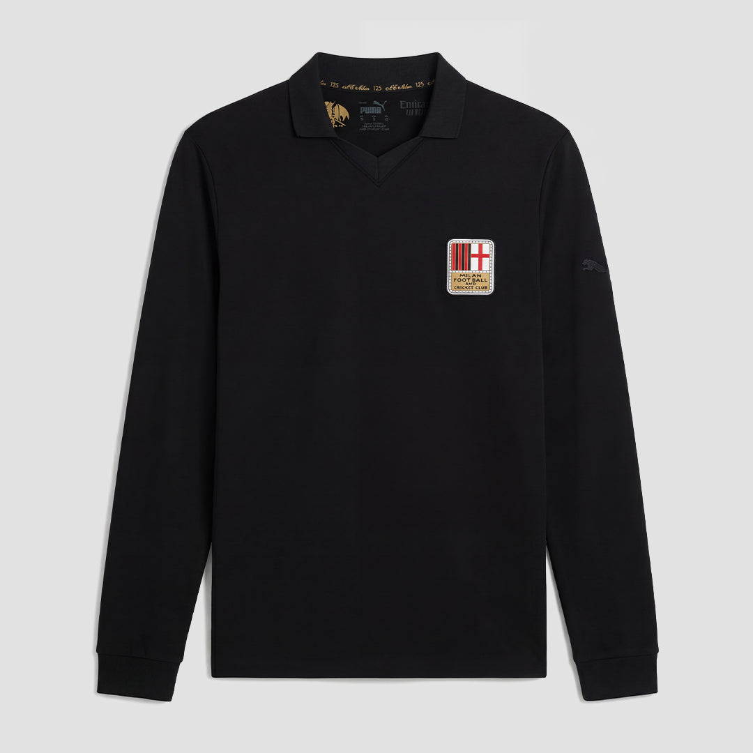 AC Milan Maglia Gara Authentic Portiere 125° Anniversario (Black)
