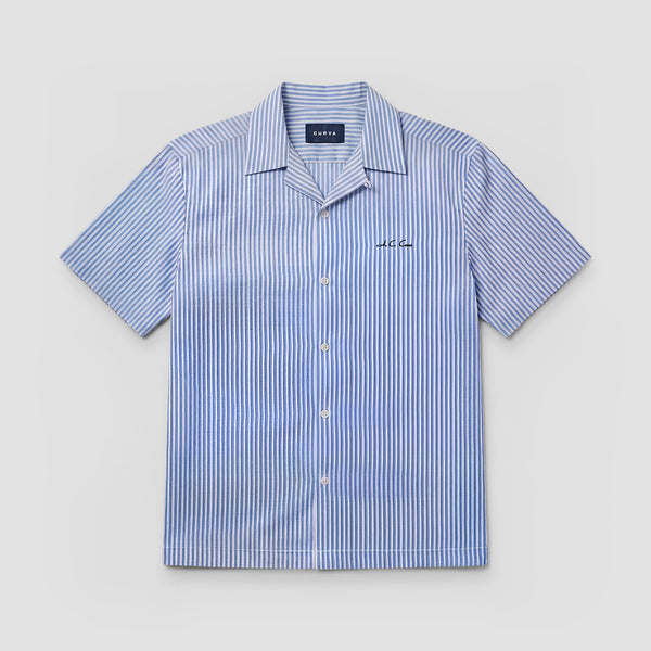 Curva Poplin Short Sleeve Light Blue