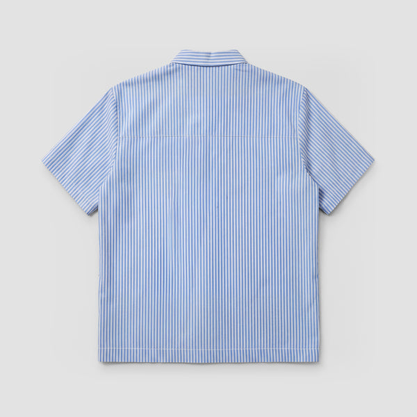 Curva Poplin Short Sleeve Light Blue