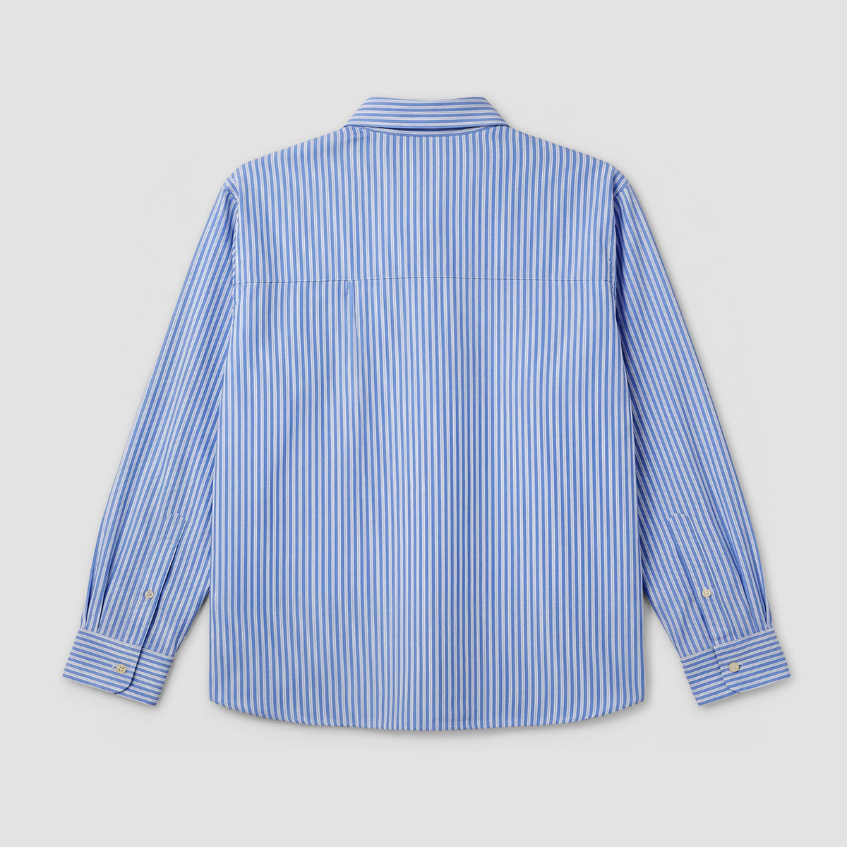 Curva Poplin Manica Lunga Azzurro Chiaro