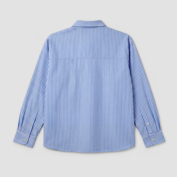 Curva Poplin Long Sleeve Light Blue