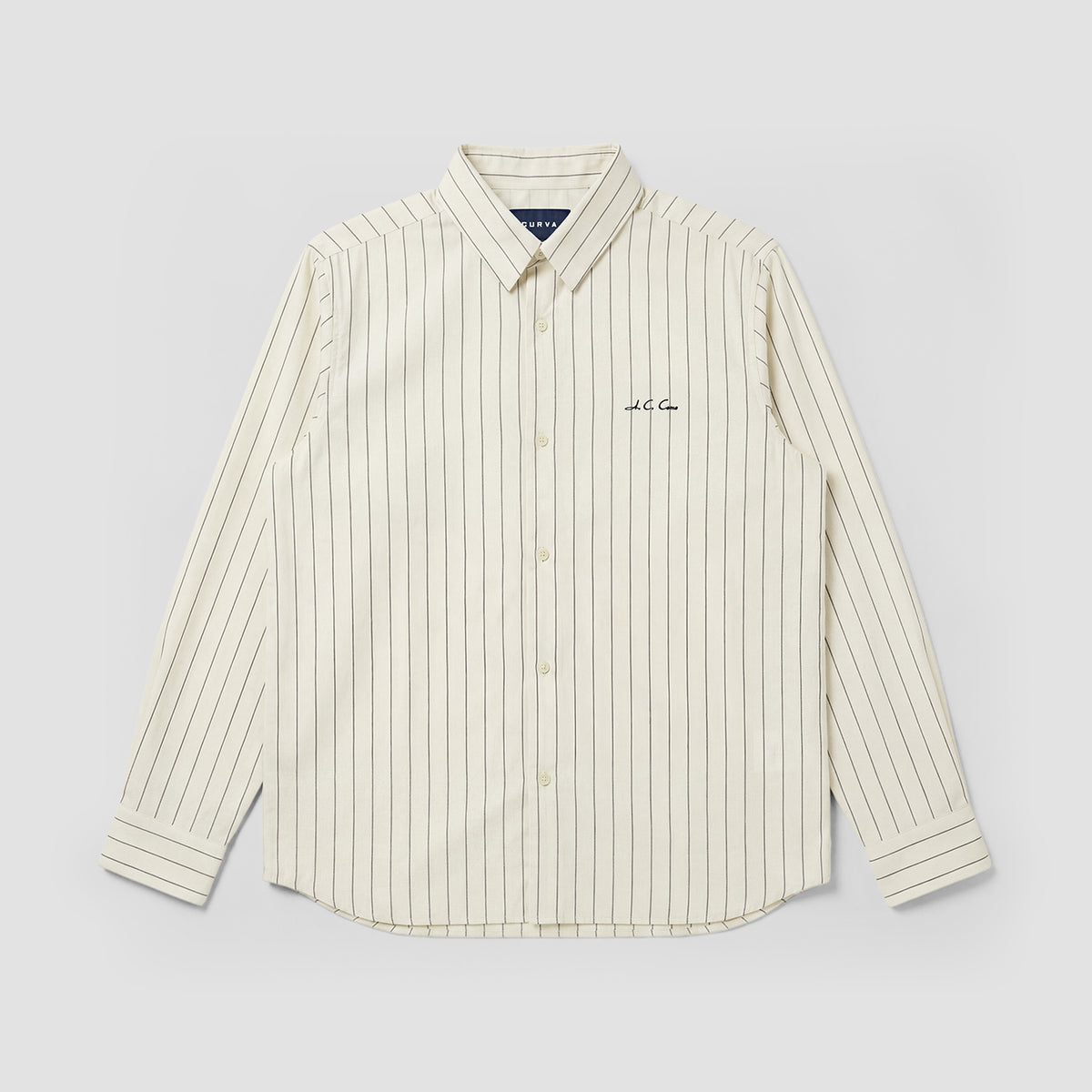 Curva Poplin Manica Lunga Avorio