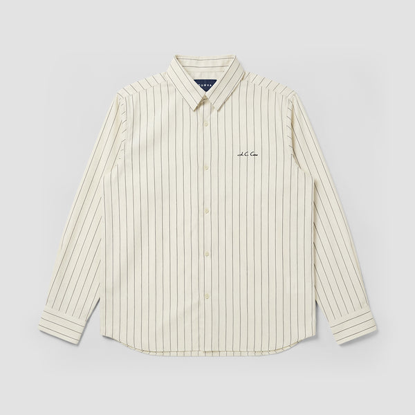 Curva Poplin Long Sleeve Ivory