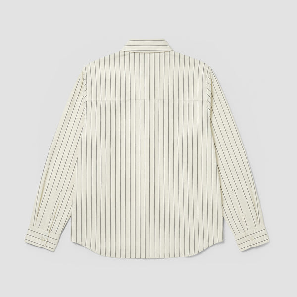 Curva Poplin Long Sleeve Ivory