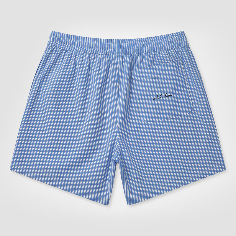 Curva Poplin Shorts Azzurro Chiaro