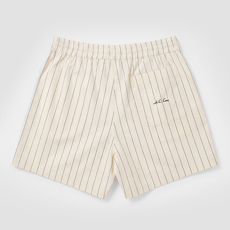 Curva Poplin Shorts Avorio