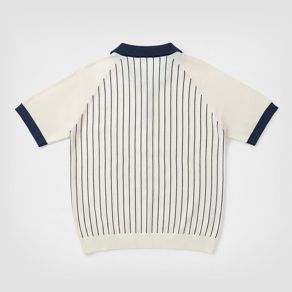 Curva Knit Polo Short Sleeve Ivory