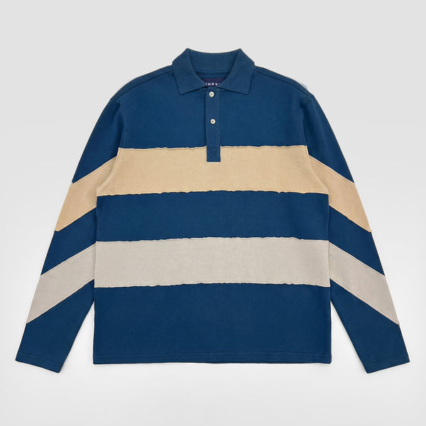 Curva  Polo Manica Lunga Navy Rugby