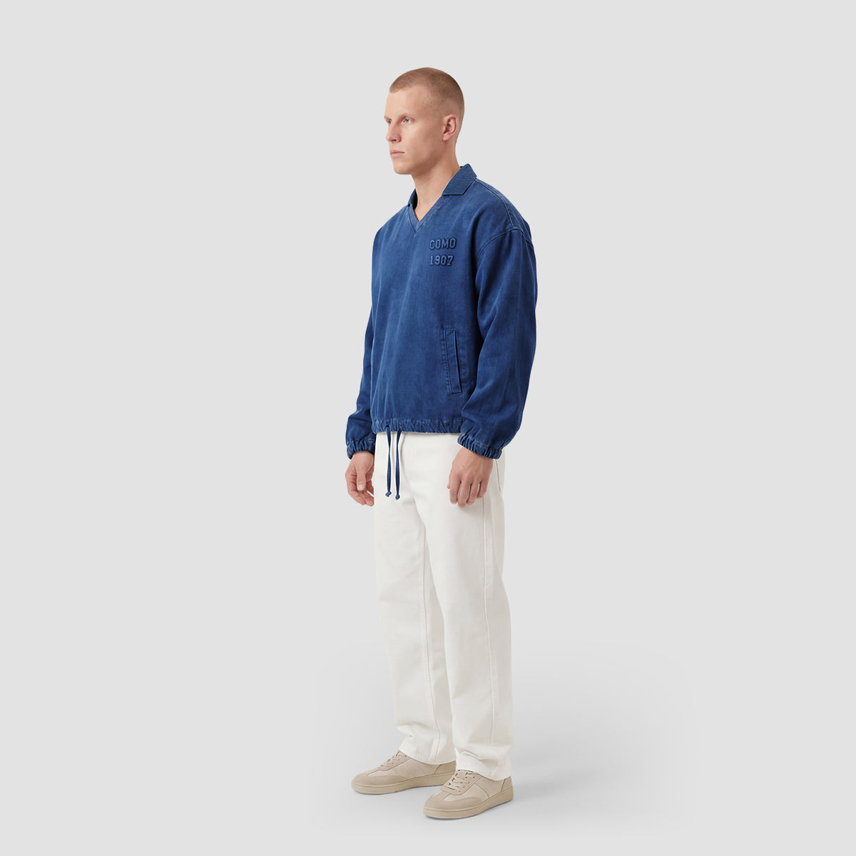 Curva Canvas Overshirt Navy