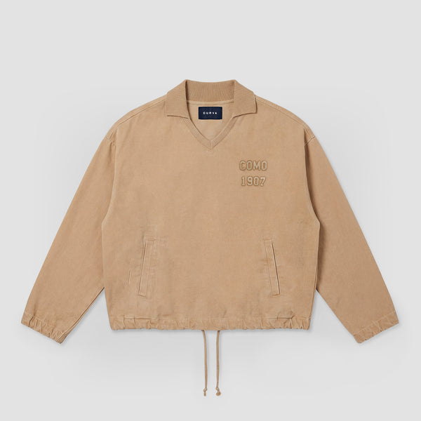 Curva Canvas Overshirt Sand