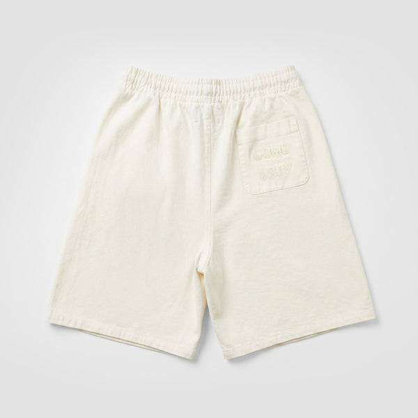 Curva Canvas Baggy Shorts  Off white 