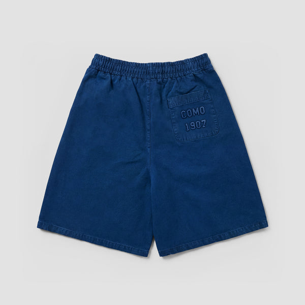 Curva Canvas Baggy Shorts Navy