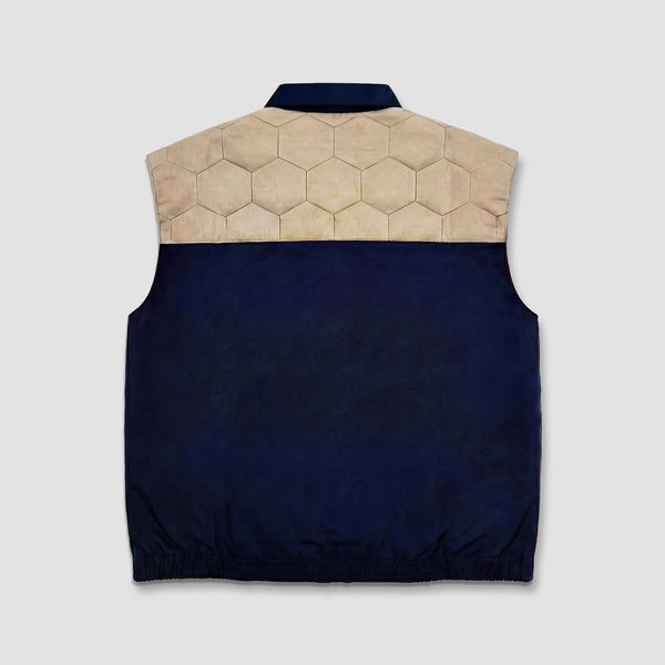 Curva Nylon Vest Navy