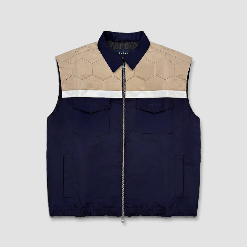 Curva Gilet Nylon Navy