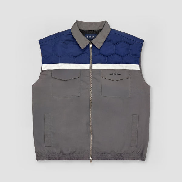 Curva Nylon Vest Grey