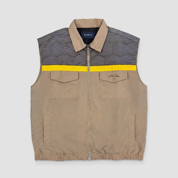 Curva Nylon Vest Sand