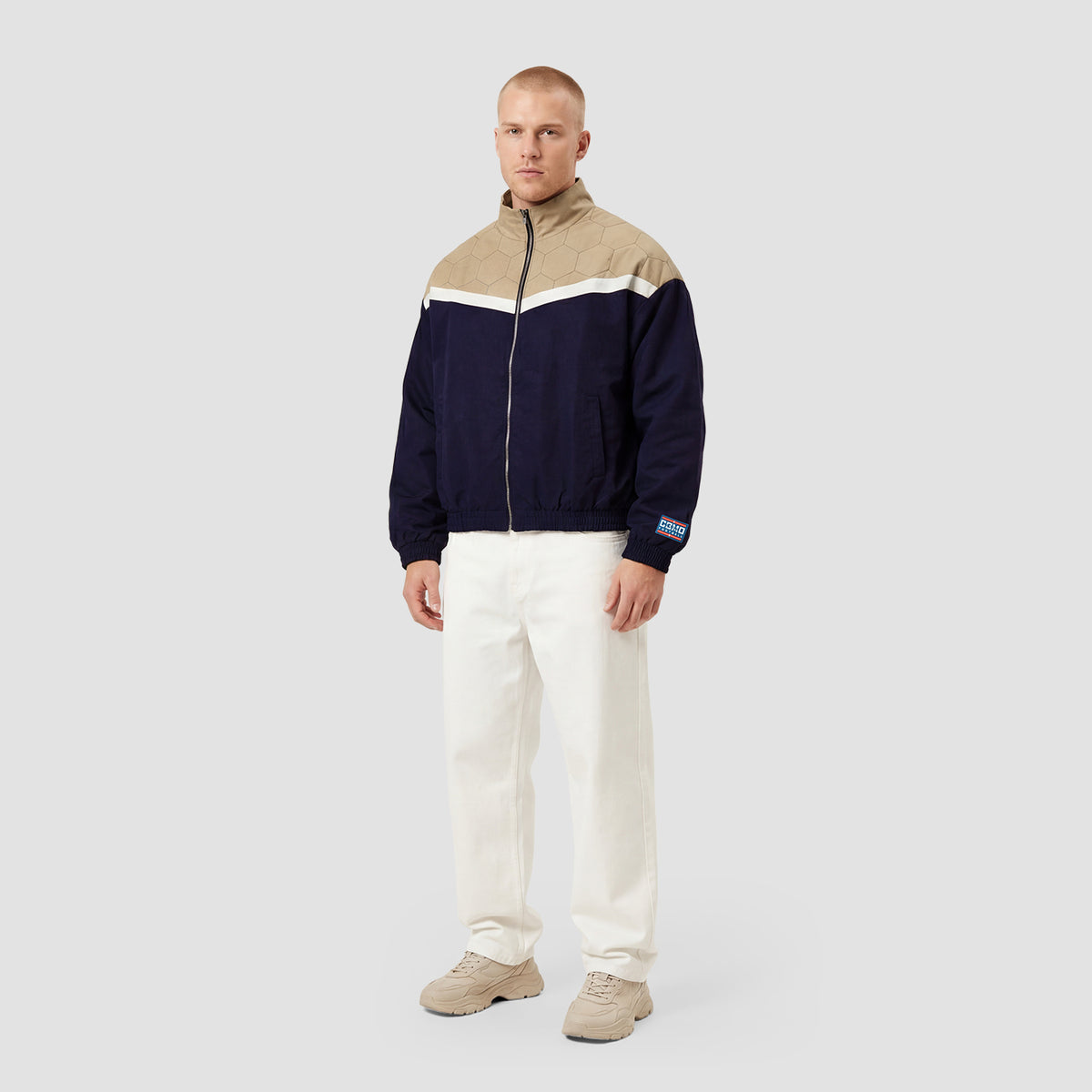 Curva Nylon Giacca Track Navy