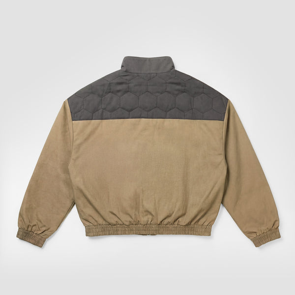 Curva Nylon Track Jacket Sand