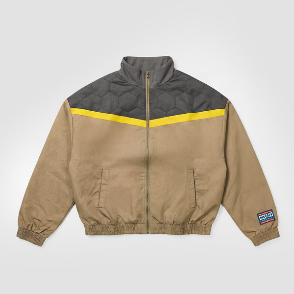 Curva Nylon Track Jacket Sand