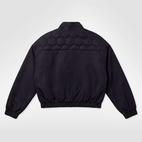 Curva Nylon Track Jacket Black