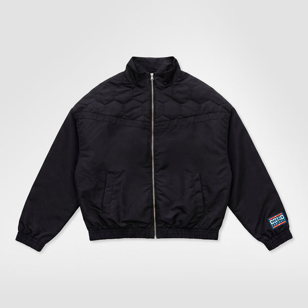 Curva Nylon Track Jacket Black