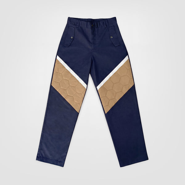 Curva Nylon Track Pants Navy