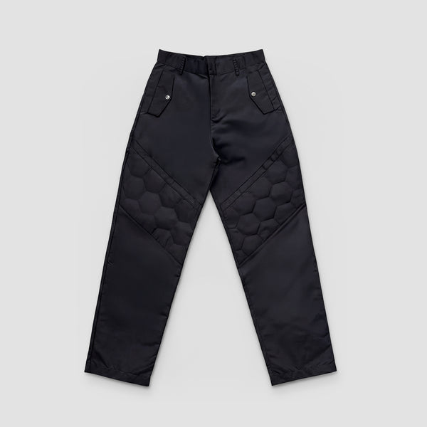 Curva Nylon Track Pants Black