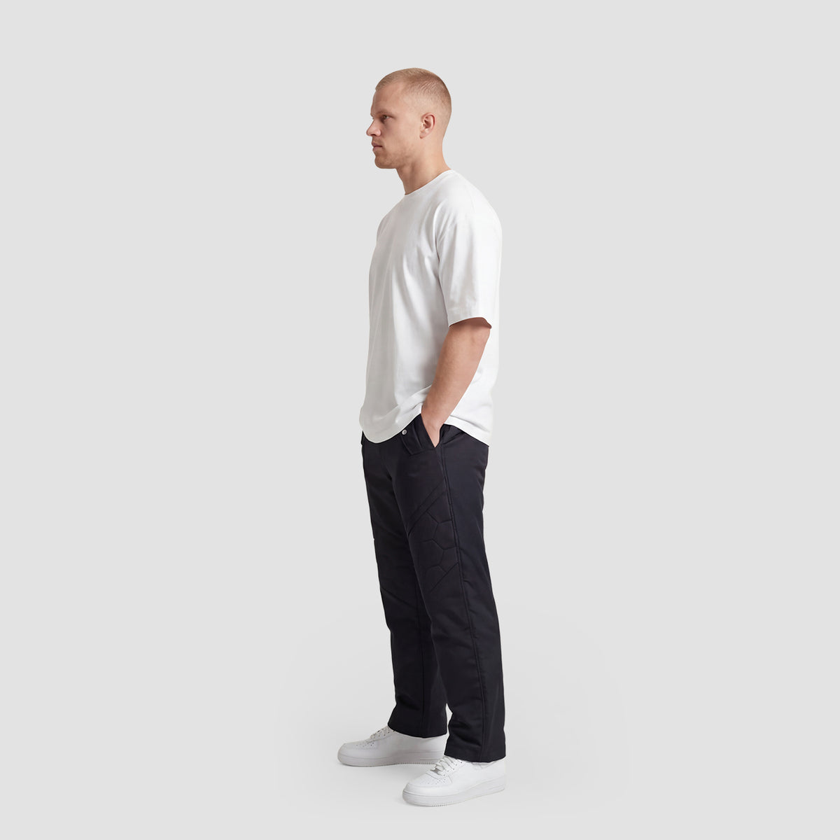 Curva Nylon Pantaloni Track Nero