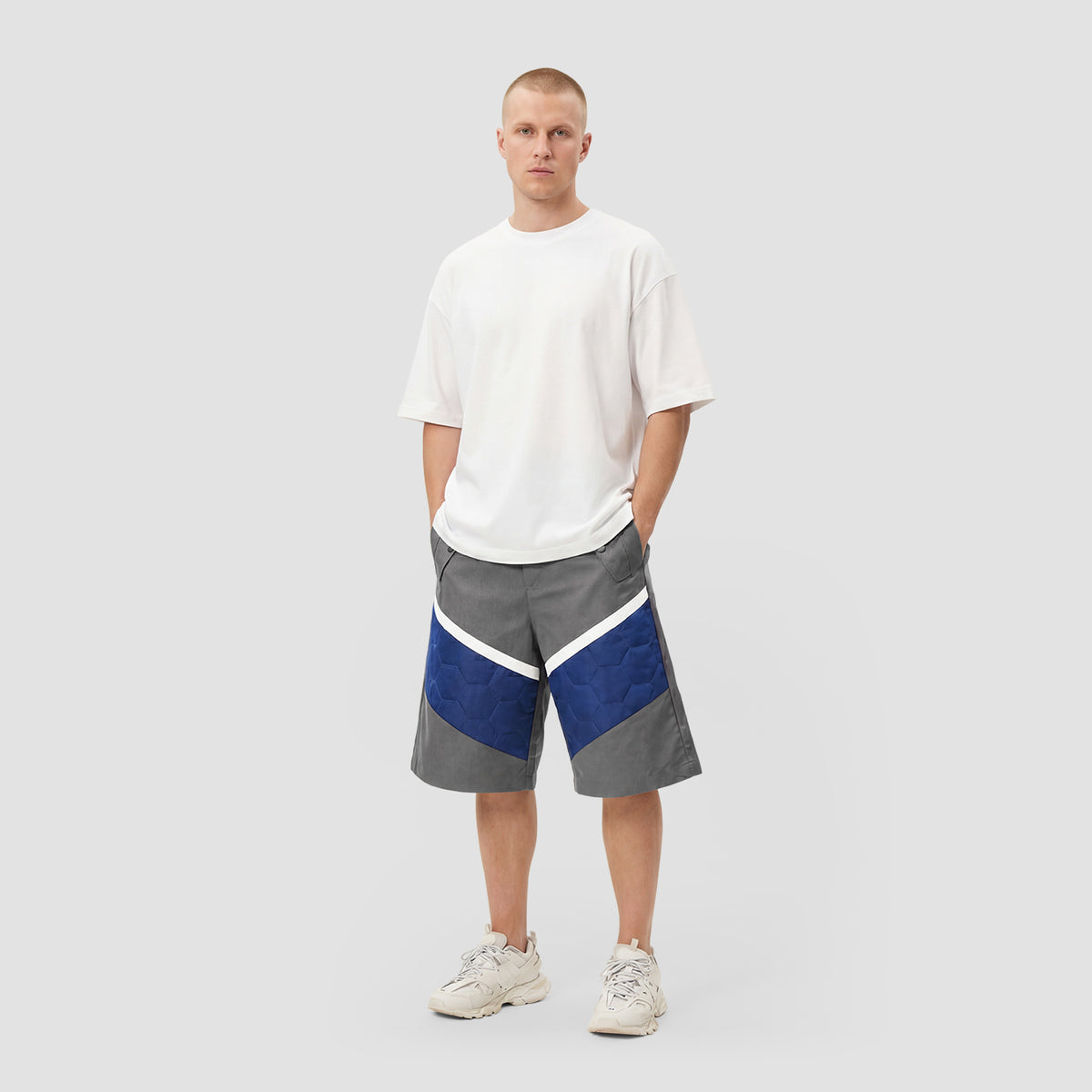 Curva Nylon Bermuda Grigi